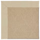 Zoe-Cane Wicker Machine Tufted Rectangle Rug, Ecru, 2'x3'