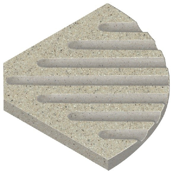 Decor 5-1/2" Corner Soap Dish, Peppered Sage