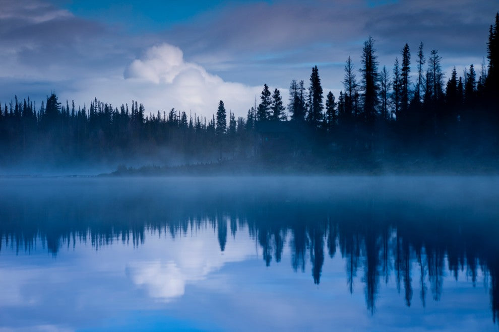Tranquility Lake  Canvas Giclee, 18"x12"