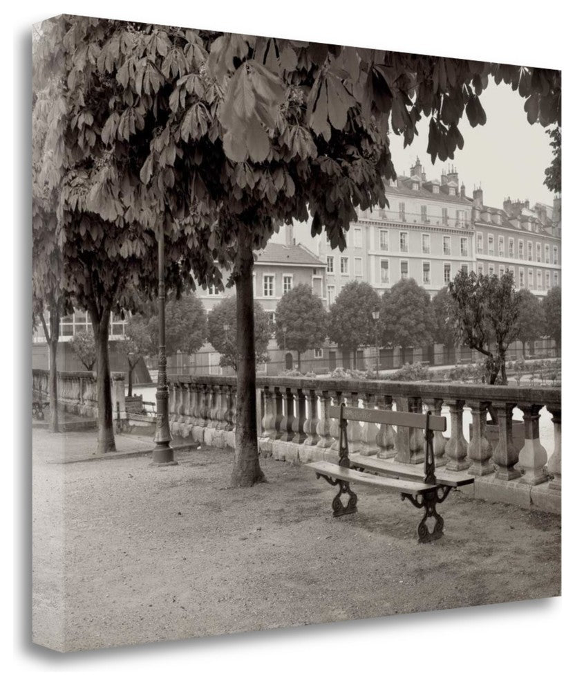 "Banc De Jardin - 42" By Alan Blaustein, Giclee Print on Gallery Wrap Canvas