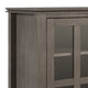 Artisan Solid Wood 53" Wide Tv Media Stand In Farmhouse Grey For Tvs Up To 60"es