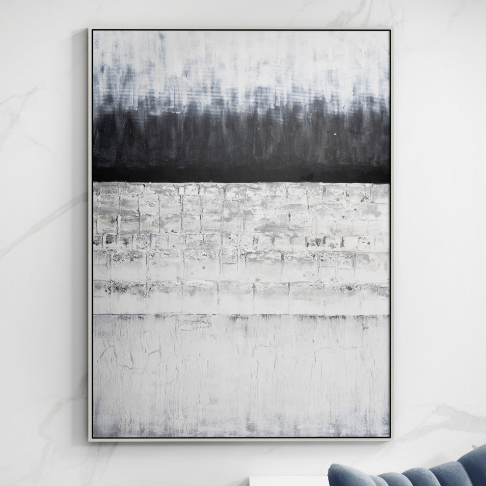 Afterlight, Hand Painted Framed Canvas