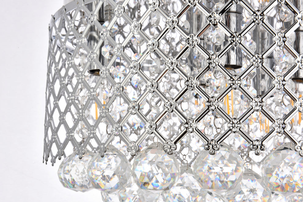 Toby 6-Light Pendant, Chrome