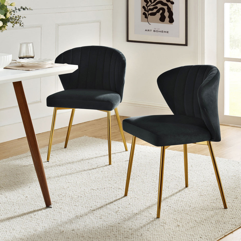 Milia Dining Chair, Black