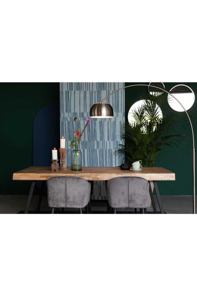 Natural Lacquered Teak Dining Table | DF Suri, Medium