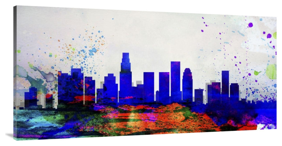 "Los Angeles City Skyline" Fine Art Print
