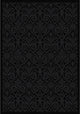 Any Day Matinee Rug, Damascus, Black, 3'10"x5'4"