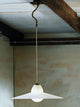 Country Line 1840 Pendant, Graphite And Silver, Satin Amber