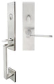 Horizon Lever, Mortise Entry Handleset, Left Hand, Satin Stainless Steel