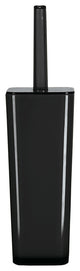Flared Modern Bathroom Accessories, Easy, Black, Toilet Brush Set