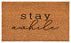 Calloway Mills Stay A While Doormat, 30x48