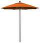 7.5' Bronze Push Lift Fiberglass Rib Aluminum Umbrella, Pacifica, Tuscan