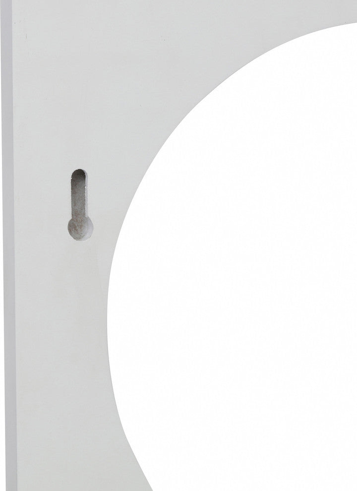 Danya B. Silhouette Shelves, White, Set of 2