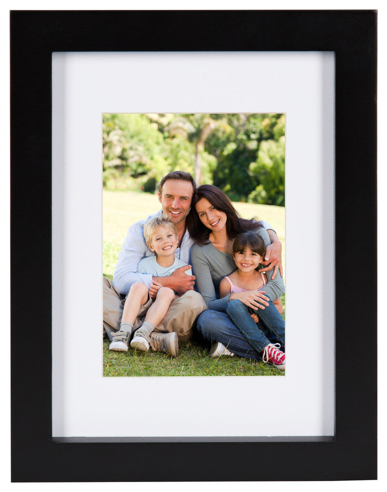 Gallery Wood Picture Frame, Set of 4, Black, 11"x14"