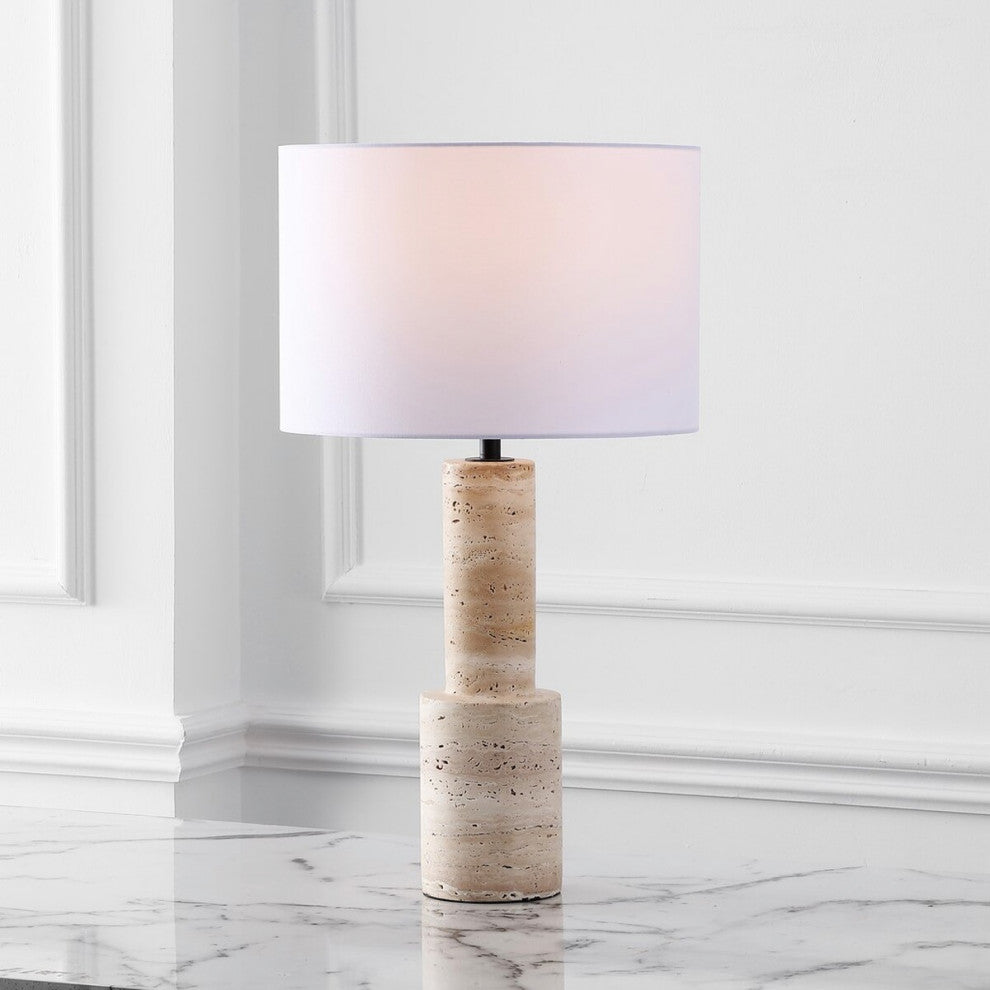 Safavieh Couture Tywin Travertine Table Lamp