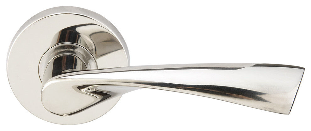 Breeze Lever, Tubular Privacy, Polished Stainless Steel, 2-3/8" Backset