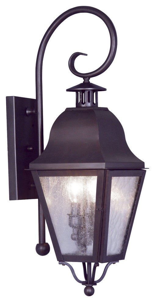 Amwell Outdoor Wall Lantern, Bronze