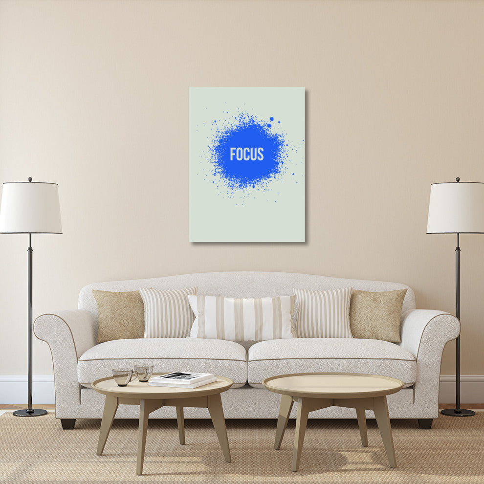 "Focus Splatter Poster 1" Fine Art Print