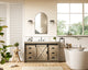 Home Living 54" Single Bathroom Vanity, Natural Oak