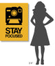 "Stay Focused Polaroid Camera Poster 2" Fine Art Print