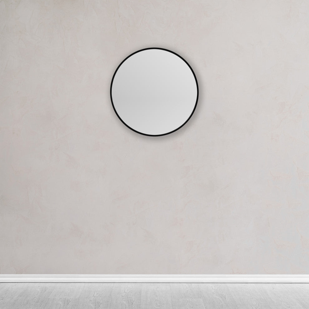 Grendon Accent Mirror, Black, 24"