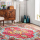Nuloom Mosaic Medallion Area Rug, Fuchsia 2'6"x8'Runner