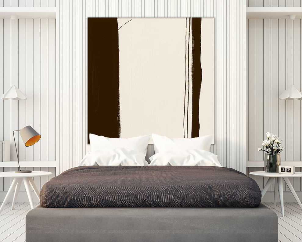 "Sepia G" Fine Art Canvas Print, 54"x54"