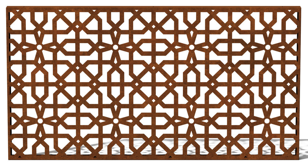 Alta Corten Steel Decorative Screen Panel, Parilla
