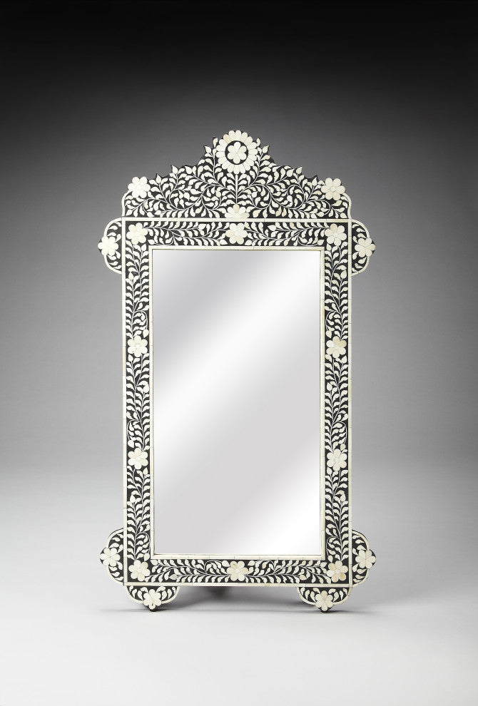 Butler Vivienne Crown Bone Inlay Wall Mirror