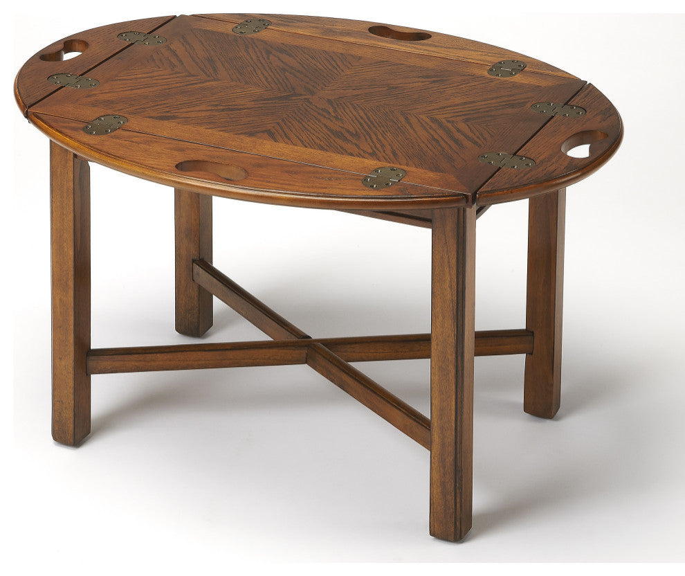 Carlisle Butler Table, Vintage Oak
