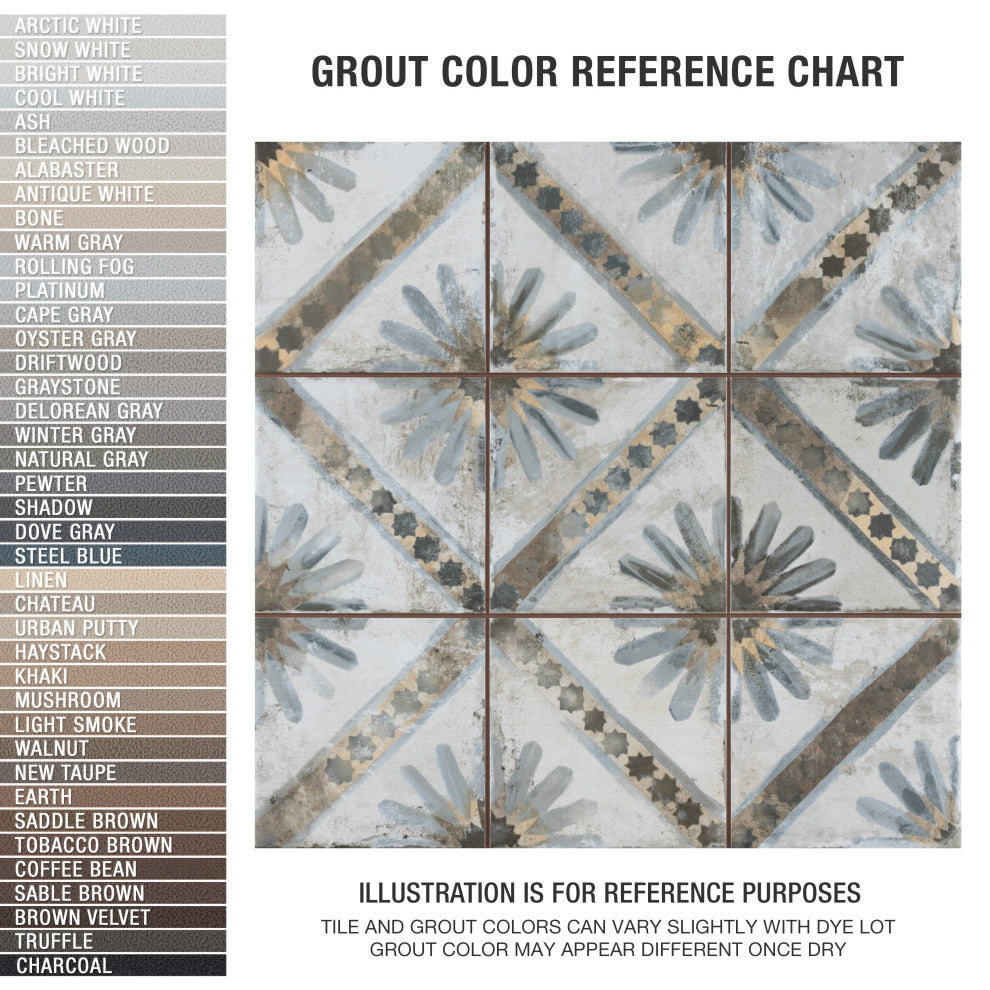 Harmonia Kings Ceramic Floor and Wall Tile, Marrakech Blue, Marrakech Blue