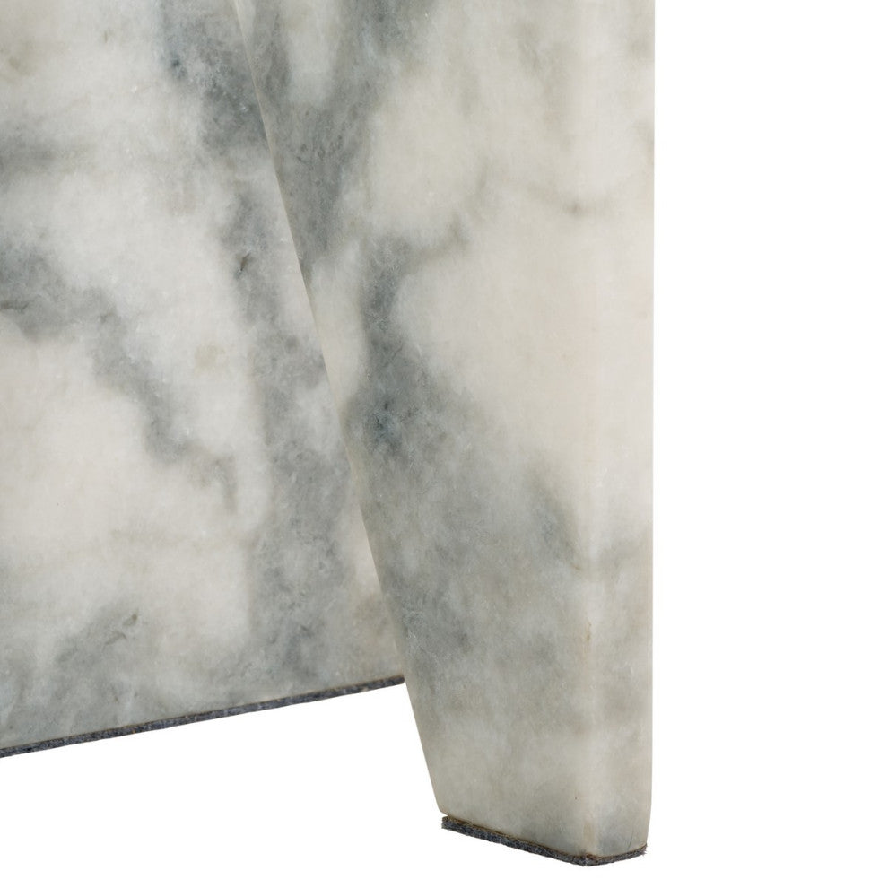 Safavieh Couture Devlin Marble Drink Table, White