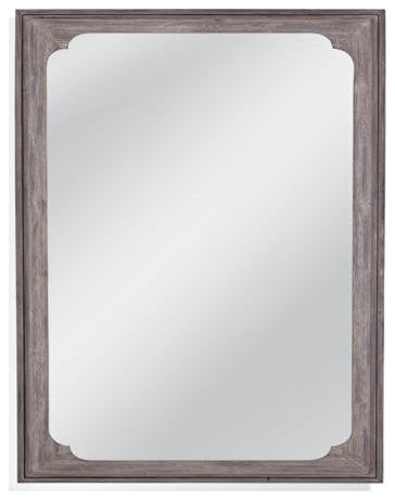 Landry Floor Mirror - White Washed