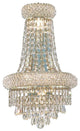 Elegant Primo Wall Sconce, Chrome Finish With Royal Cut Crystal
