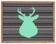 Deny Designs Allyson Johnson Deer And Aztec Rectangular Tray