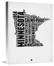 "Minnesota Word Cloud 2" Fine Art Print