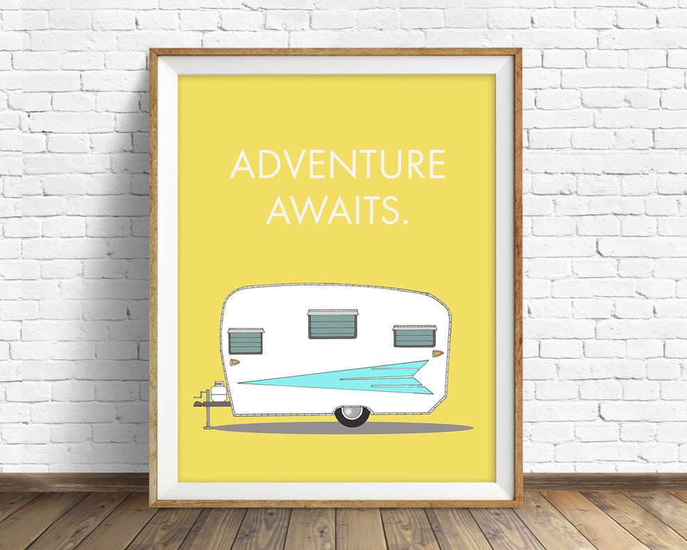 "Adventure Awaits" Fine Art Print by Annie L. Bailey, 16"x20"