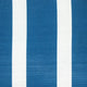 Pillow Decor - Bold Blue Stripes Throw Pillow 16x16
