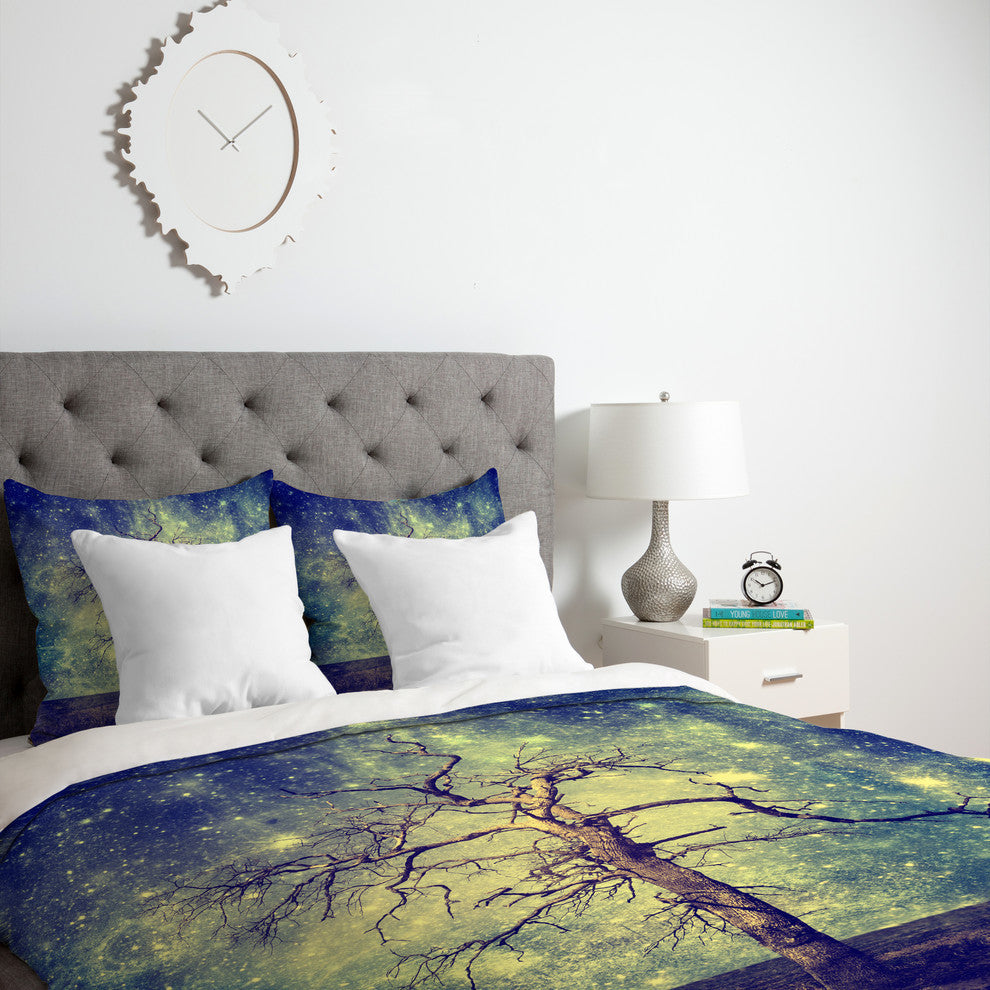 Deny Designs Belle13 As Old As Time Duvet Cover - Lightweight