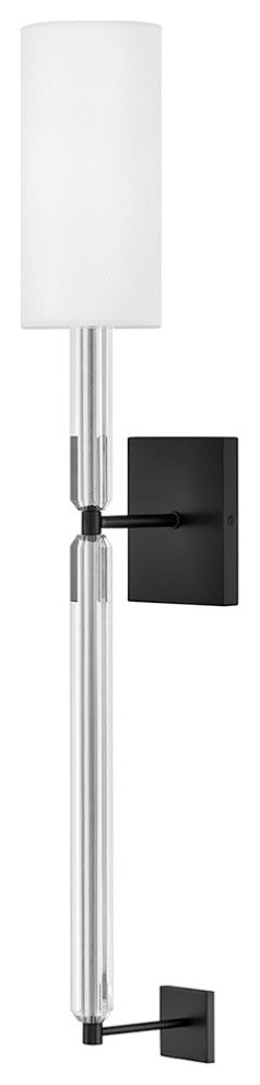 Hinkley Anika Large Single Light Sconce, Black