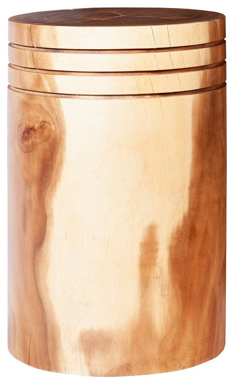 Chamcha Wood Pedestal, Round