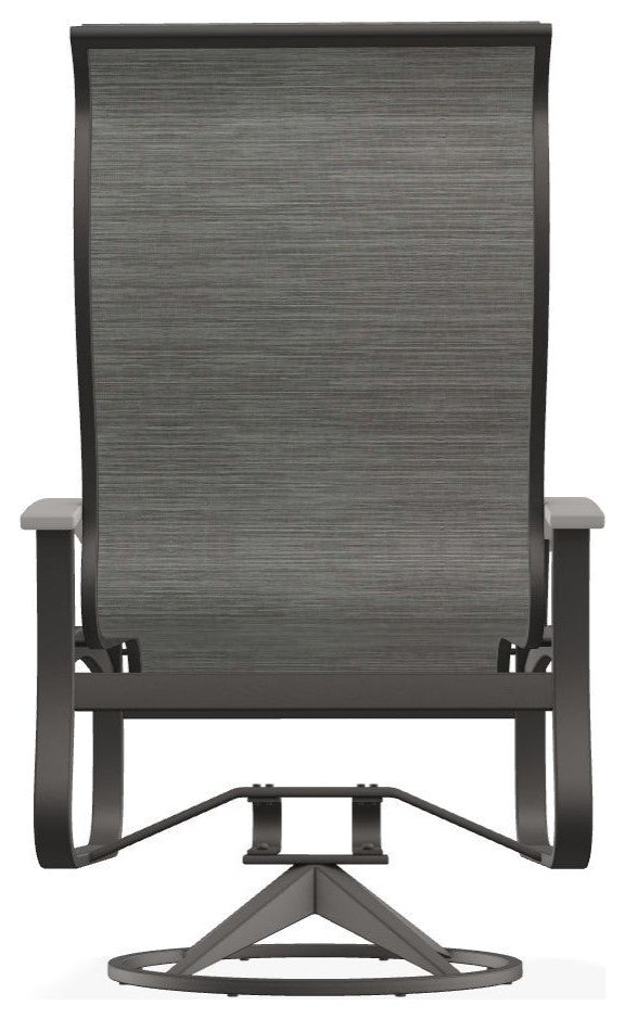Belle Isle Sling Outdoor Swivel Rocker, Sicily/Warm Gray