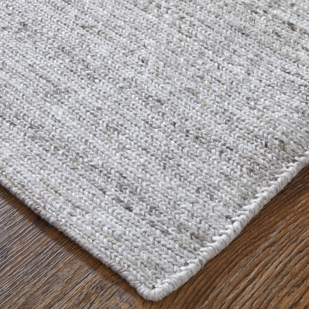 Finley T6046 Modern/Casual Area Rug, Silver, 8'x10'
