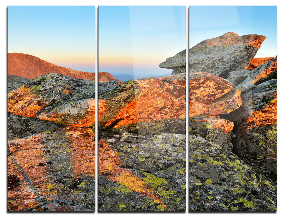 "Tatra Mountains Peak" Photography Metal Wall Art, 3 Panels, 36"x28"