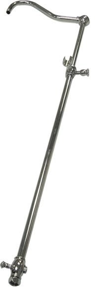 Polished Chrome Vintage 60" Add on Shower with 12" Shower Arm CCR6121