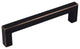 Celeste Square Bar Pull Cabinet Handle Oil-Rubbed Bronze Black Stainless 12mm, 5 Inch