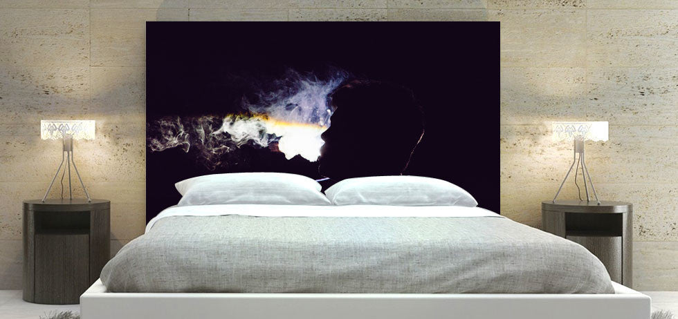"Light Smoke" Headboard