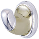 BA627SNCP Magellan Robe Hook , Chrome & Satin Nickel