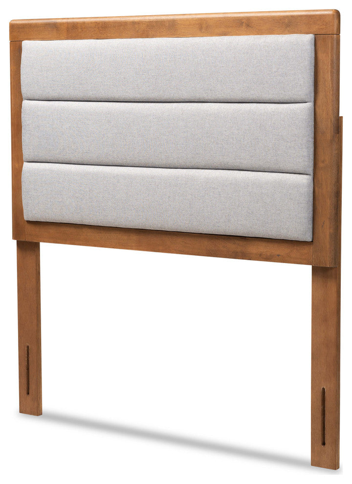 Zoelle Modern Farmhouse Headboard Light Gray, Twin