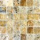 Tuscany Scabas 2X2 Tumbled Tile MOSAIC, 12"x12", Set of 30